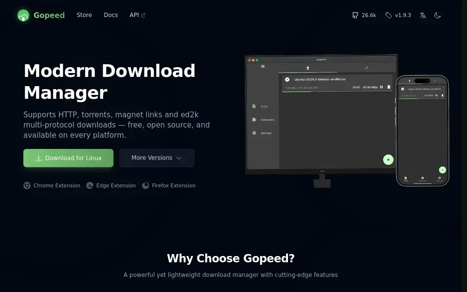Preview of Gopeed