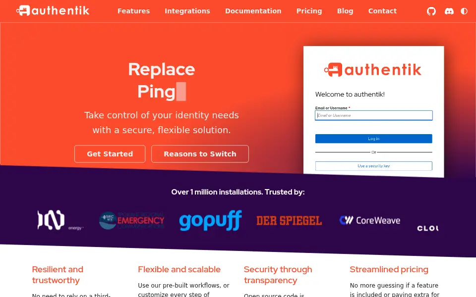 Preview of authentik