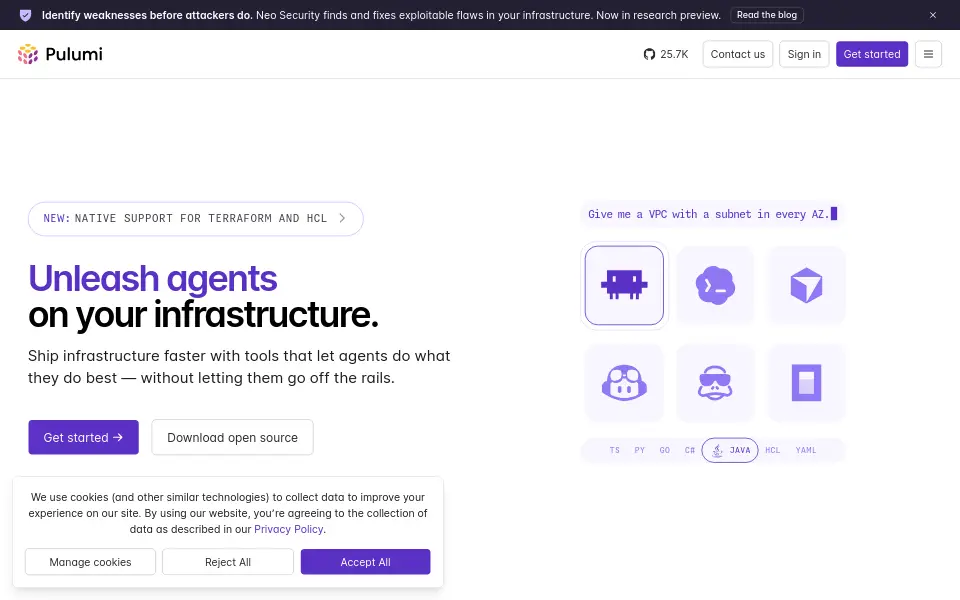 Preview of Pulumi