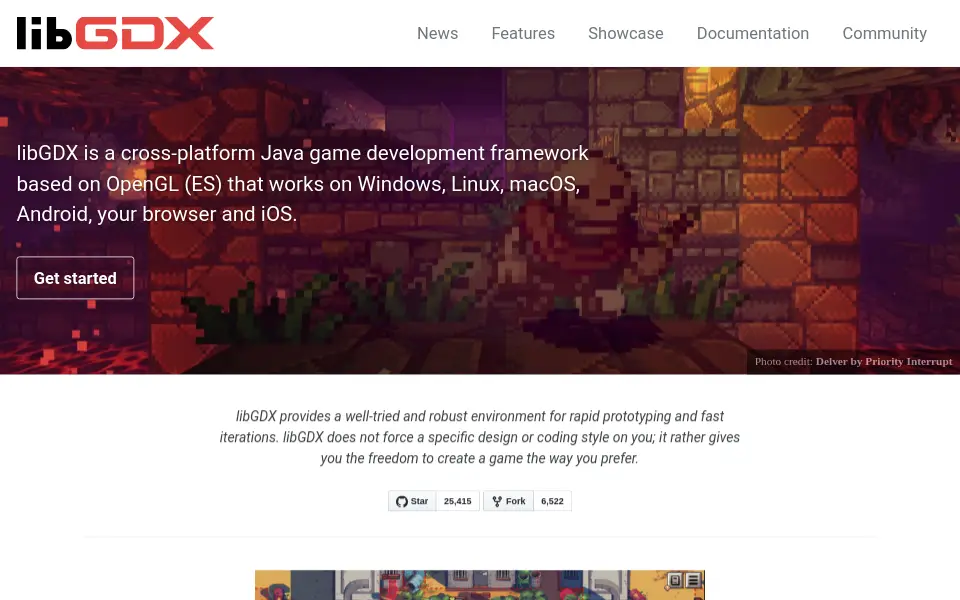 Preview of libGDX
