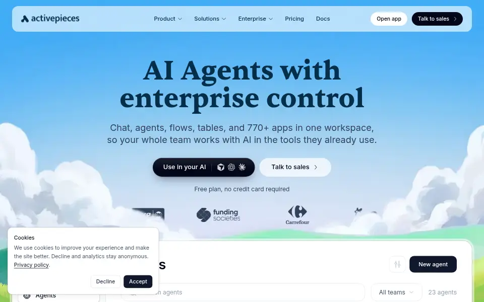 Preview of Activepieces