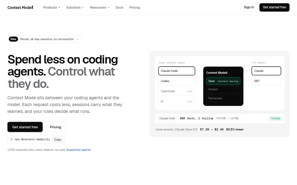 Preview of Context Mode