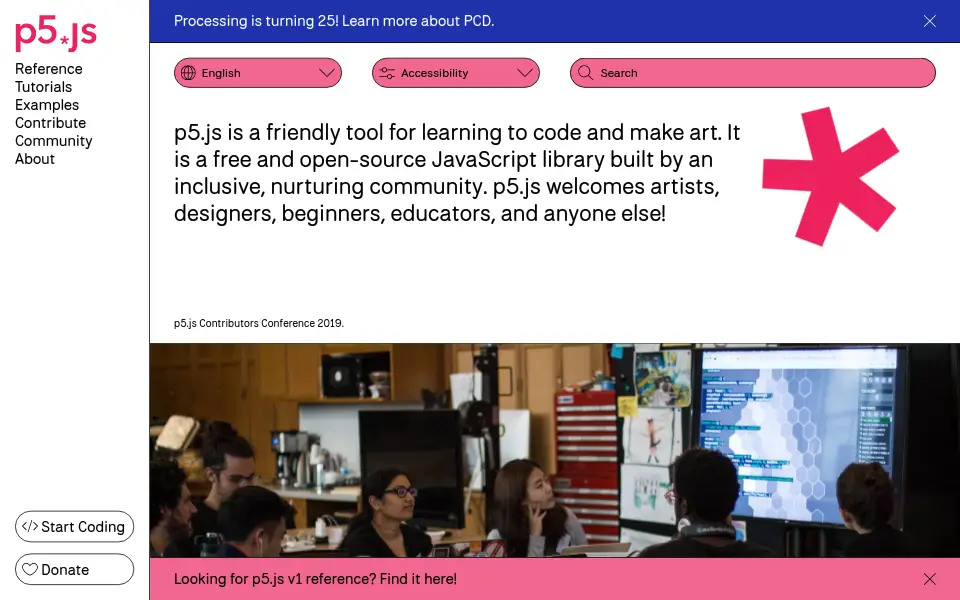 Preview of p5.js