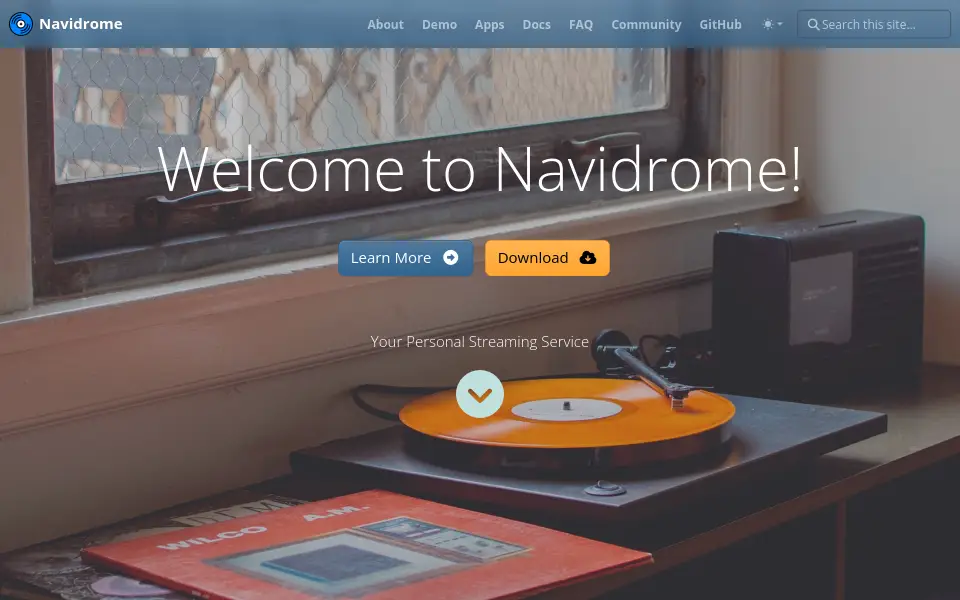 Preview of Navidrome