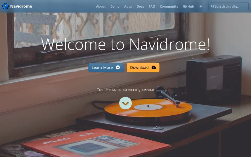 Preview of Navidrome