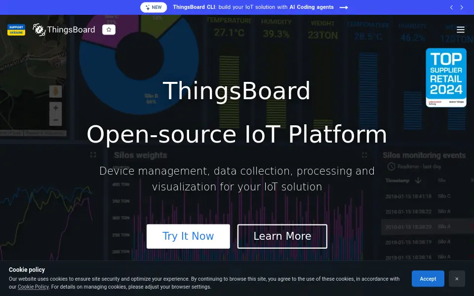 Preview of ThingsBoard