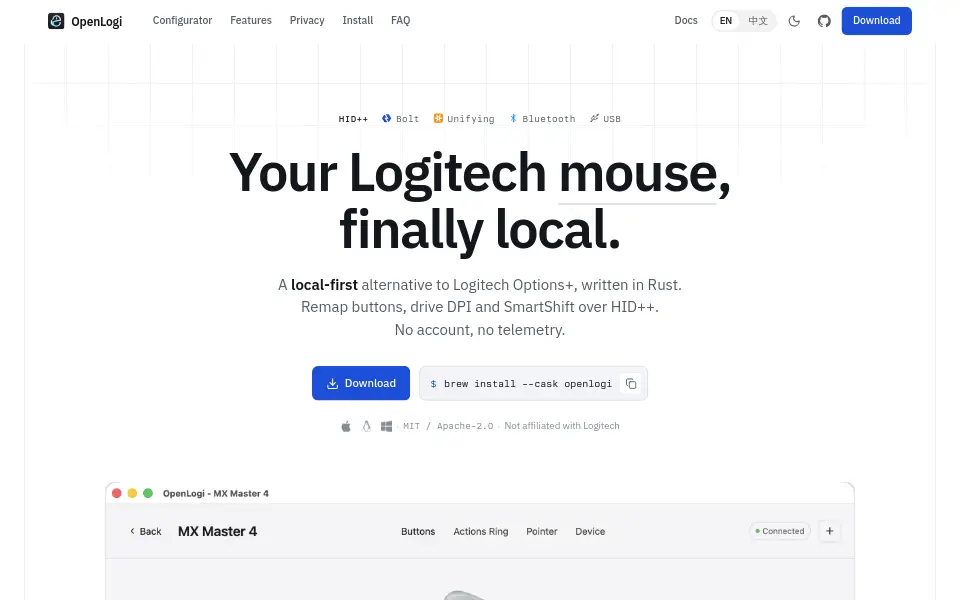 Preview of OpenLogi