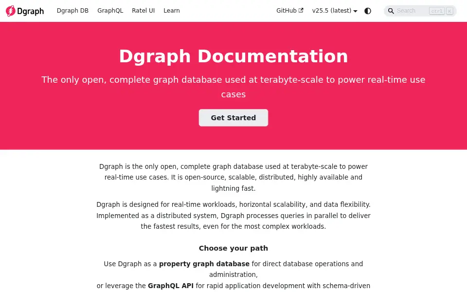 Preview of Dgraph
