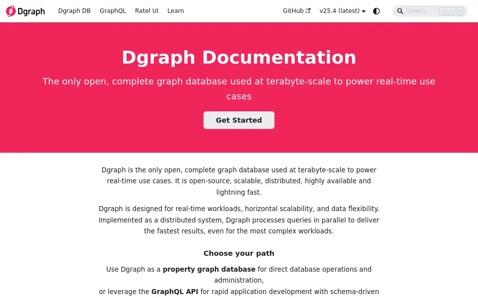 Preview of Dgraph