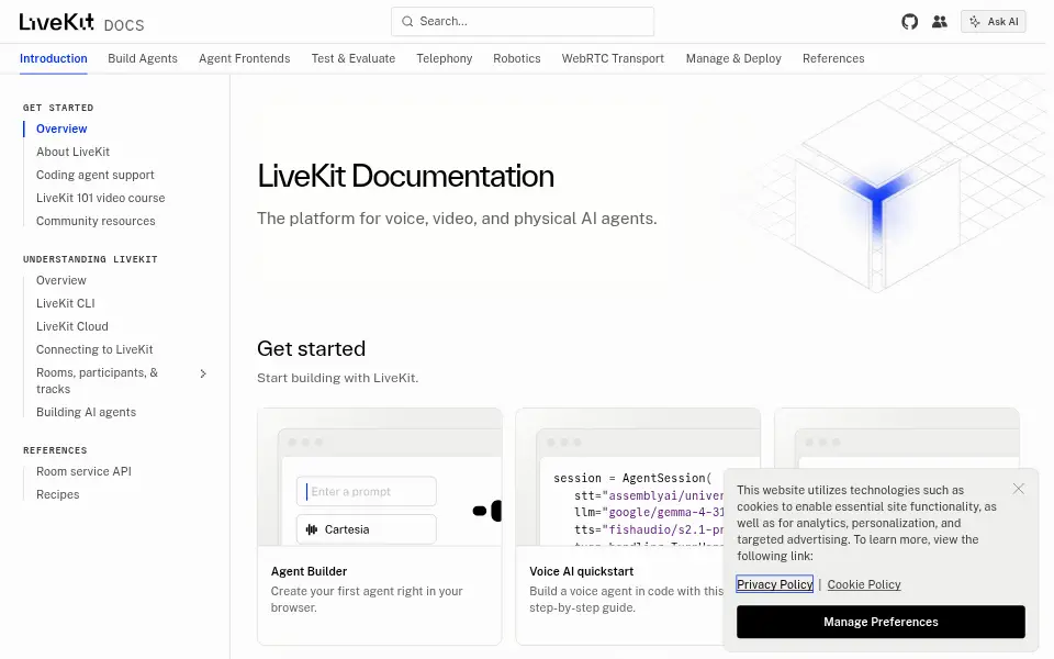 Preview of LiveKit