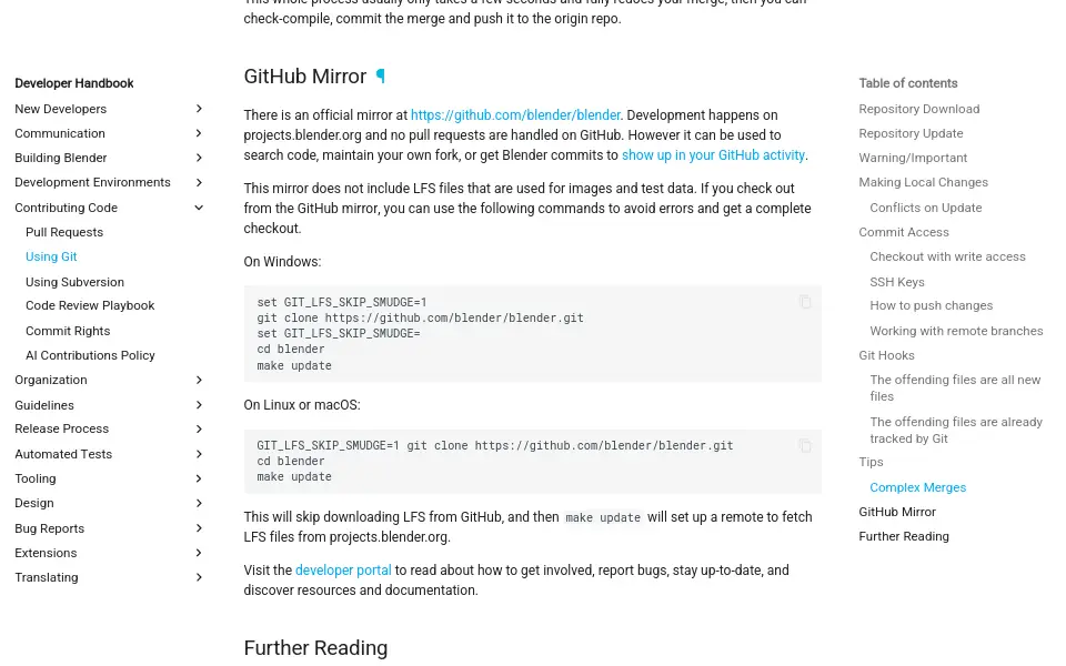 Preview of Blender