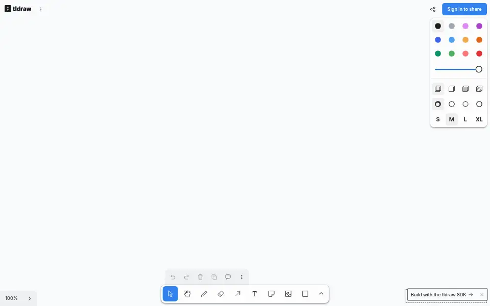 Preview of tldraw