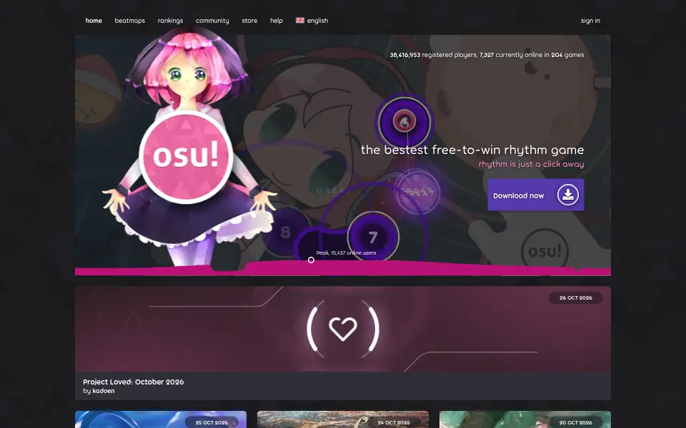 Preview of osu!