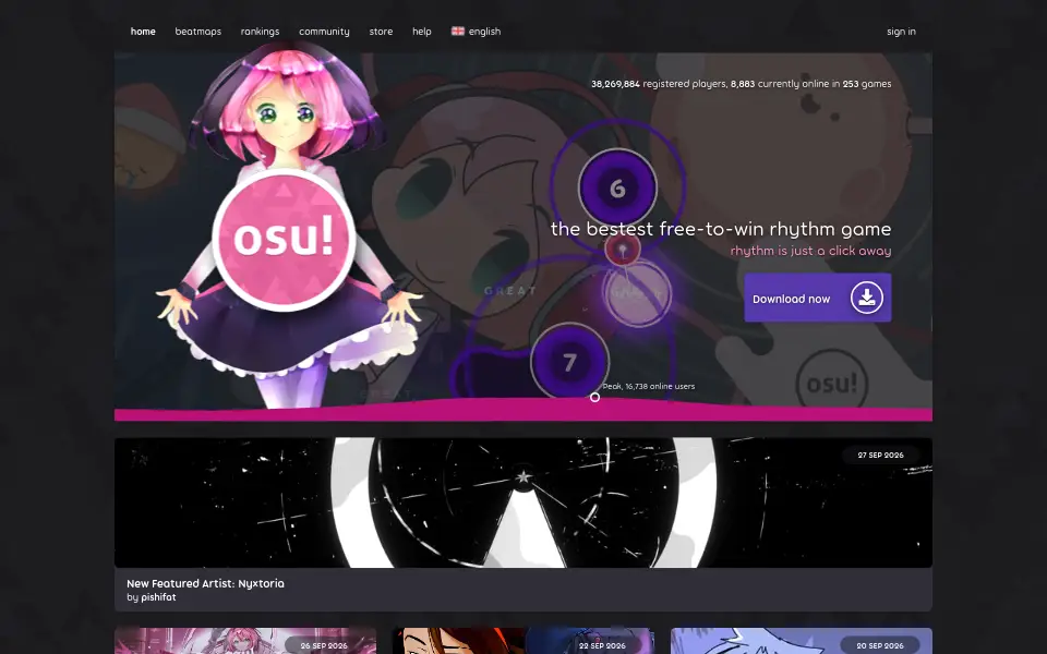 Preview of osu!