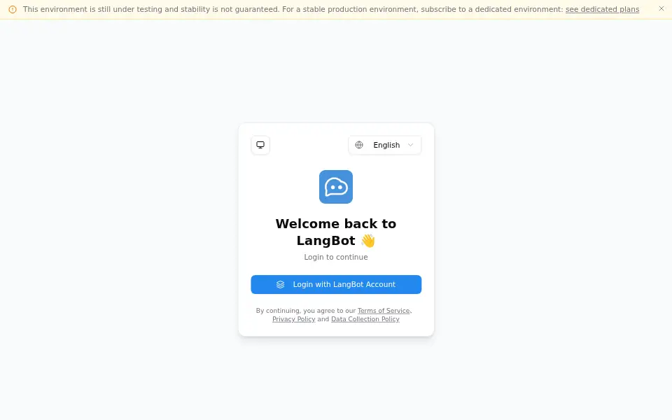 Preview of LangBot