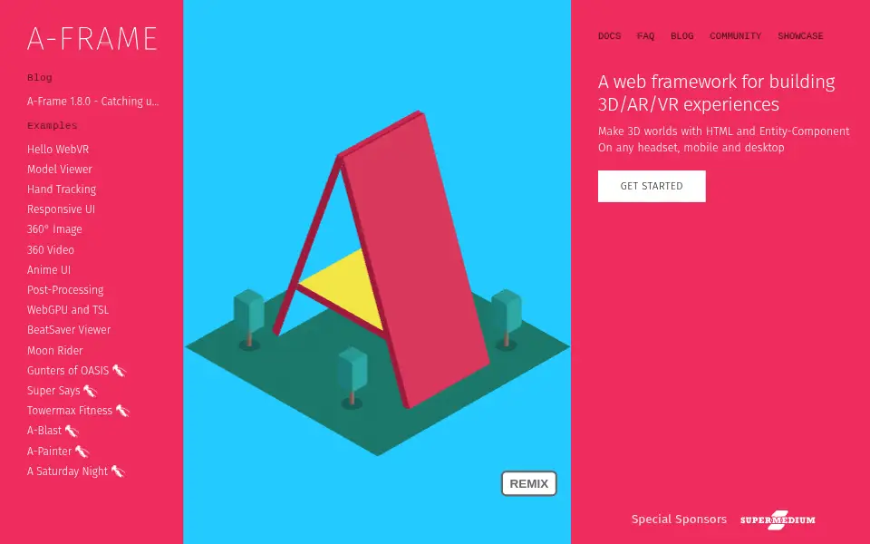 Preview of A-Frame
