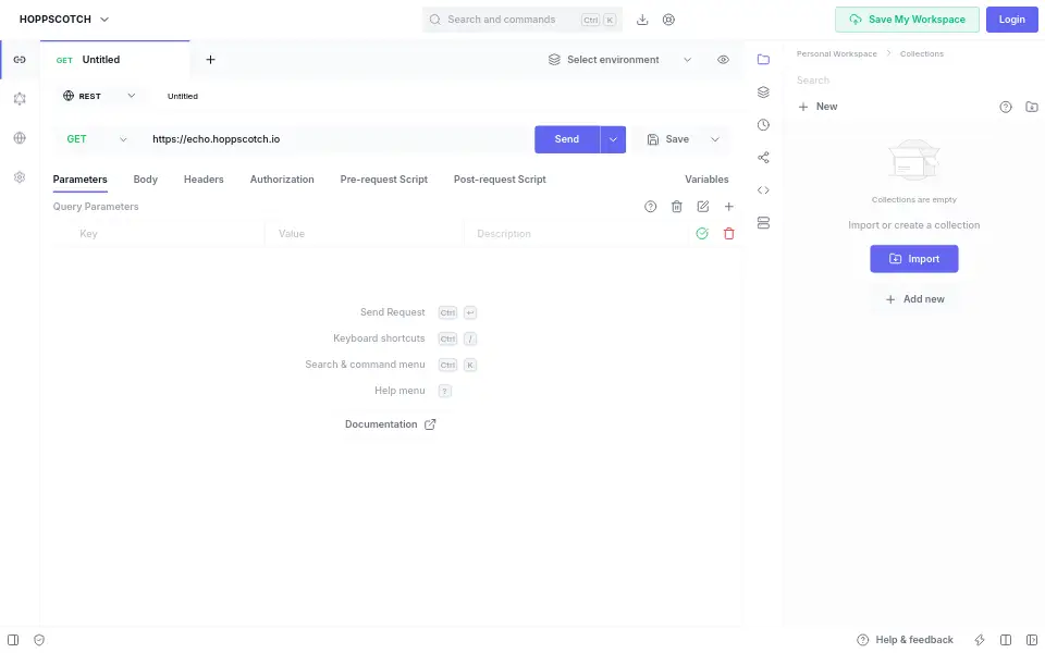 Preview of Hoppscotch