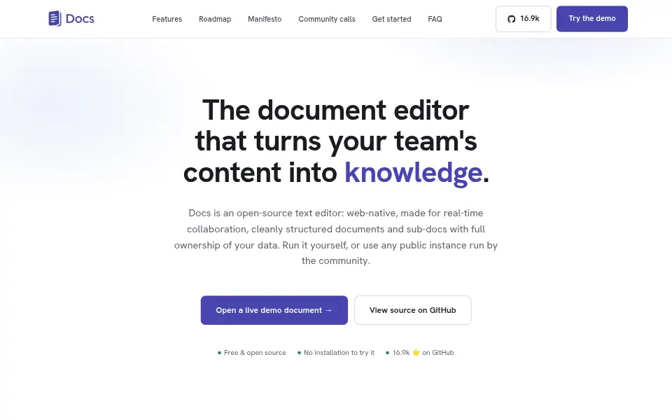 Preview of Docs (La Suite)