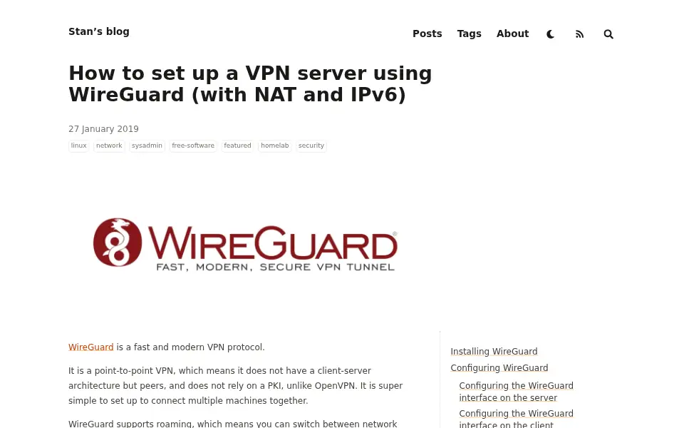 Preview of OpenVPN Install