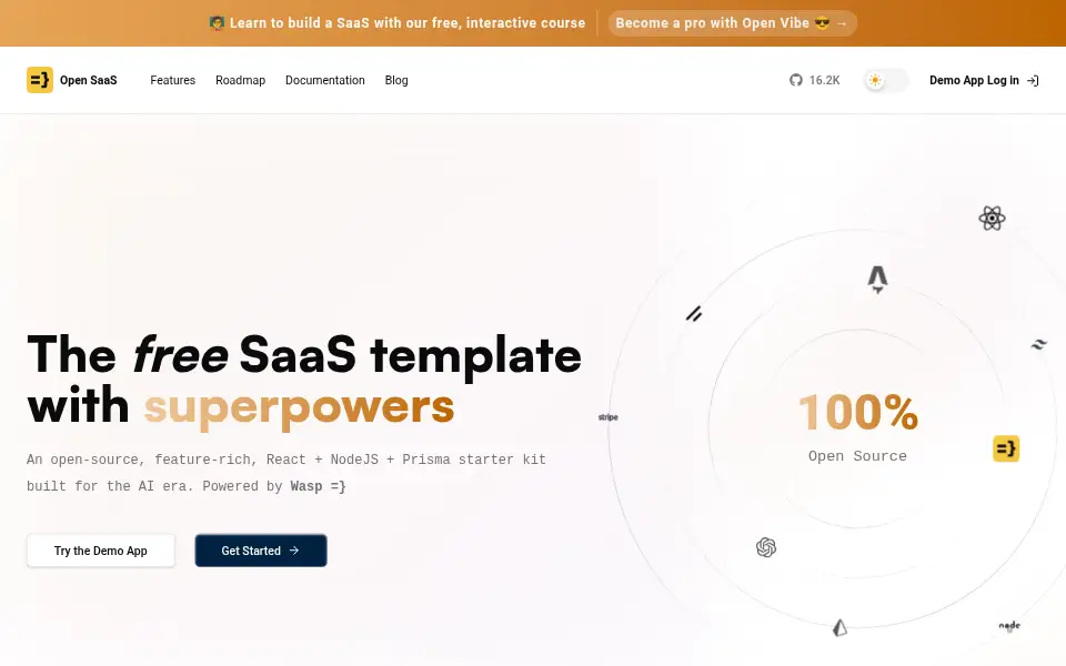 Preview of Open SaaS