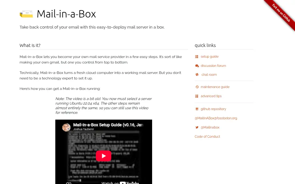 Preview of Mail-in-a-Box