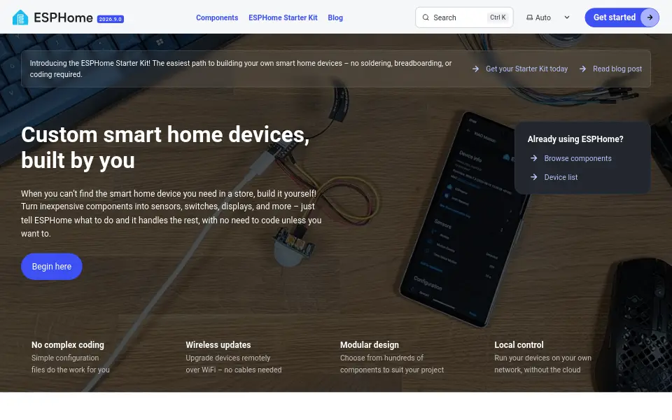 Preview of ESPHome